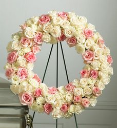 Rose Standing Wreath  Davis Floral Clayton Indiana from Davis Floral