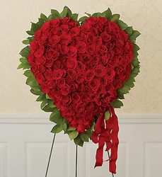 Standing Rose Heart 