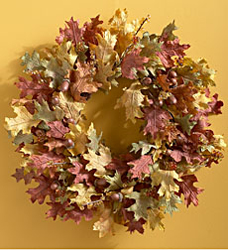 Faux Fall Acorn Wreath Davis Floral Clayton Indiana from Davis Floral