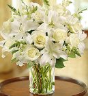 Classic All-White <br> Arrangement Davis Floral Clayton Indiana from Davis Floral
