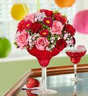 Strawberry Floral<br> Margarita