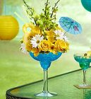 Blue Hawaiian<br> Floral Margarita