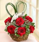 Love Birds Nest of Roses
