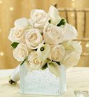 All White Bridesmaid Bouquet Davis Floral Clayton Indiana from Davis Floral