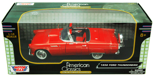 1956 Red Ford Thunderbird <br> Convertible 1/18 scale Davis Floral Clayton Indiana from Davis Floral
