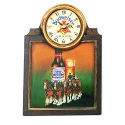 Budweiser Clydesdales <br> Wall Clock Davis Floral Clayton Indiana from Davis Floral