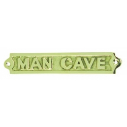 Man Cave Brass <br> Door Plaque Davis Floral Clayton Indiana from Davis Floral