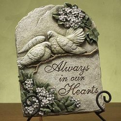 Always in our Hearts Plaque Davis Floral Clayton Indiana from Davis Floral