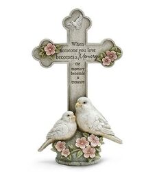 Doves With Cross  Davis Floral Clayton Indiana from Davis Floral