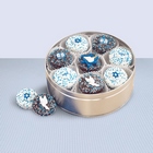 Hannukah Holiday Decorated Cookie Tin