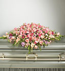 All-Pink Casket Cover Spray Davis Floral Clayton Indiana from Davis Floral