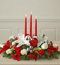 Classic Christmas Centerpiece  Davis Floral Clayton Indiana from Davis Floral