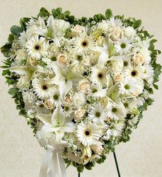 White Heart Davis Floral Clayton Indiana from Davis Floral