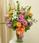 Pastel Large Sympathy<br> Vase Arrangement  Davis Floral Clayton Indiana from Davis Floral