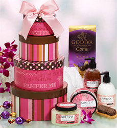 Serene Spring <br>Spa Gift Tower Davis Floral Clayton Indiana from Davis Floral