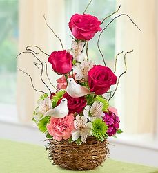 Love Bird Nest Bouquet Davis Floral Clayton Indiana from Davis Floral