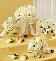 Bridal Party Personal <br>Package—White Davis Floral Clayton Indiana from Davis Floral