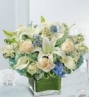 Blue and White Centerpiece Davis Floral Clayton Indiana from Davis Floral