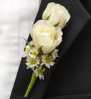 Blue and White Ring<br> Bearer Boutonnière Davis Floral Clayton Indiana from Davis Floral