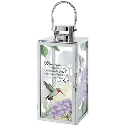 Memories Hummingbird<br>Chrome Art Lantern Davis Floral Clayton Indiana from Davis Floral