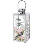 Deeply Loved Chickadee<br>Chrome Art Lantern Davis Floral Clayton Indiana from Davis Floral