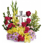 Crystal Cross Bouquet Davis Floral Clayton Indiana from Davis Floral