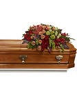 A Fond Farewell <br> Casket Spray Davis Floral Clayton Indiana from Davis Floral