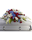 Distinguished Service <br> Casket Spray Davis Floral Clayton Indiana from Davis Floral