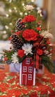 Holiday Barn Bouquet Davis Floral Clayton Indiana from Davis Floral