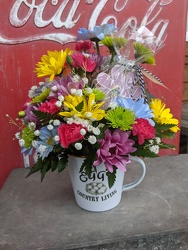 Country Living Bouquet Davis Floral Clayton Indiana from Davis Floral