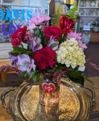 Heart's Delight <br>Jar Bouquet