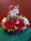 Jolly Santa <br>Suncatcher Bouquet Davis Floral Clayton Indiana from Davis Floral Jolly Santa <br>Suncatcher Bouquet Davis Floral Clayton Indiana from Davis Floral