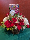 Jolly Snowman <br> Suncatcher Bouquet Davis Floral Clayton Indiana from Davis Floral