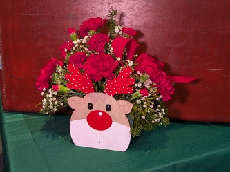 Rudolph the Red-Nosed<br> Reindeer Davis Floral Clayton Indiana from Davis Floral