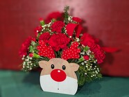 Rudolph the Red-Nosed<br> Reindeer Davis Floral Clayton Indiana from Davis Floral Rudolph the Red-Nosed<br> Reindeer Davis Floral Clayton Indiana from Davis Floral