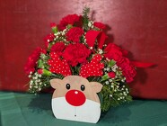 Rudolph the Red-Nosed<br> Reindeer Davis Floral Clayton Indiana from Davis Floral