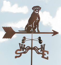 Sitting Labrador Dog Weathervane Davis Floral Clayton Indiana from Davis Floral