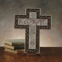 Love One Another Cross Davis Floral Clayton Indiana from Davis Floral