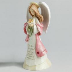 January Angel Figurine  Davis Floral Clayton Indiana from Davis Floral