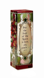 Fruit of the Spirit Square Vase Davis Floral Clayton Indiana from Davis Floral
