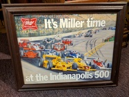 1980 Miller Indy 500 Framed Poster Davis Floral Clayton Indiana from Davis Floral