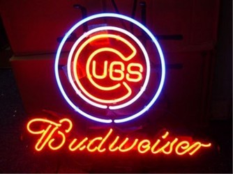 Chicago Cubs Budweiser <br> Neon Sign  Davis Floral Clayton Indiana from Davis Floral