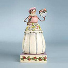 Winter Blossoms<br>Small Snowman with Flowers Figurine Davis Floral Clayton Indiana from Davis Floral
