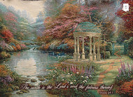 Thomas Kinkade<br>The Garden of Prayer Davis Floral Clayton Indiana from Davis Floral