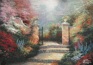 Thomas Kinkade<br>Victorian Garden Davis Floral Clayton Indiana from Davis Floral