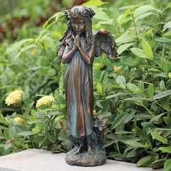Bronze Praying Angel Davis Floral Clayton Indiana from Davis Floral
