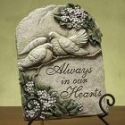 Always in our Hearts Plaque Davis Floral Clayton Indiana from Davis Floral