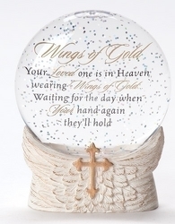 Wings of Gold<br>Glitter Dome Davis Floral Clayton Indiana from Davis Floral