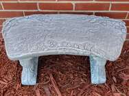 Concrete Memory <br> Treasures Bench Davis Floral Clayton Indiana from Davis Floral