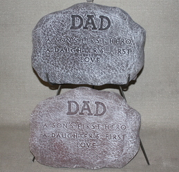 Concrete Dad <br> Hero Stone Davis Floral Clayton Indiana from Davis Floral